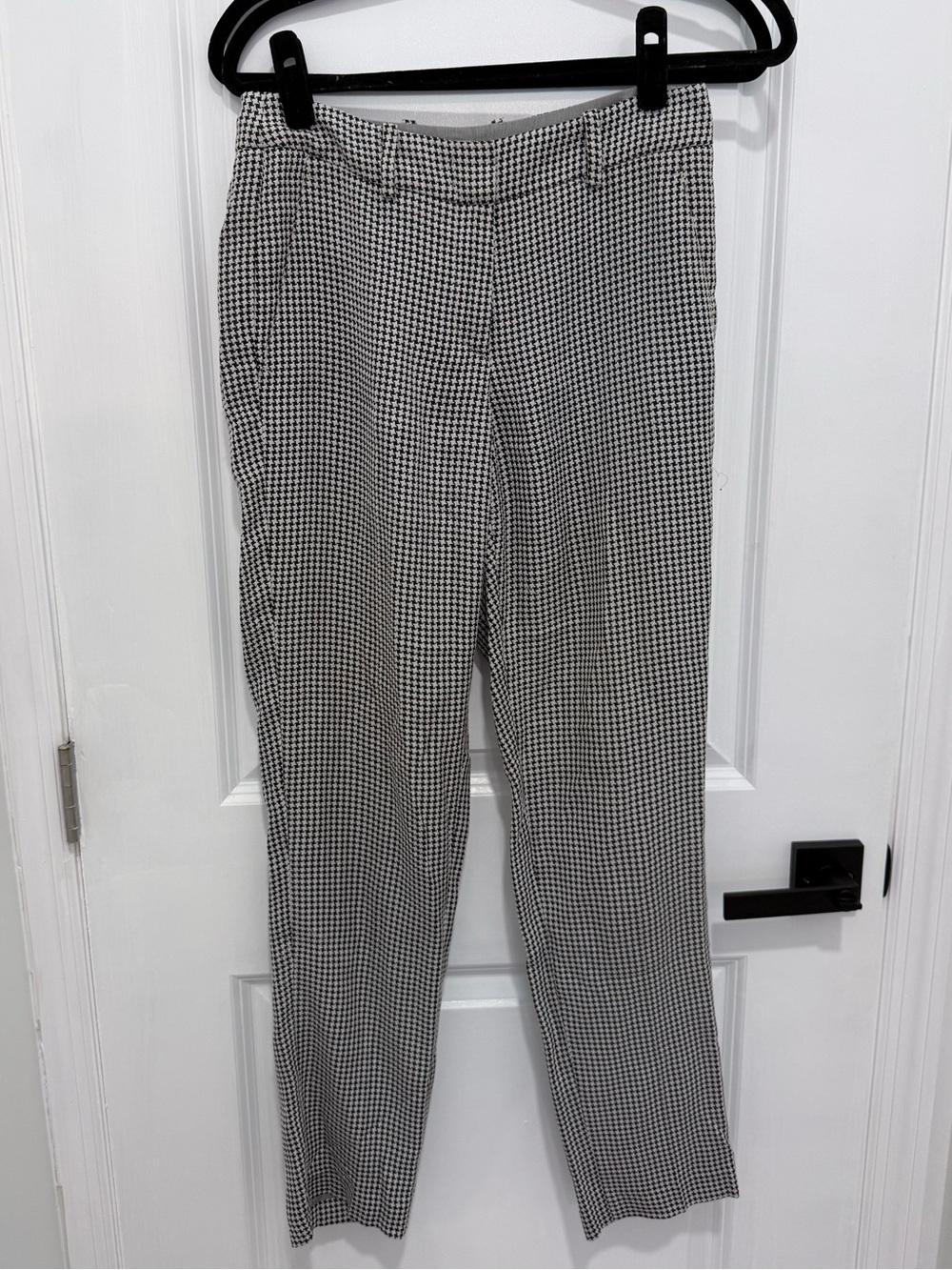 Armani Collezioni Black and White Houndstooth Trousers